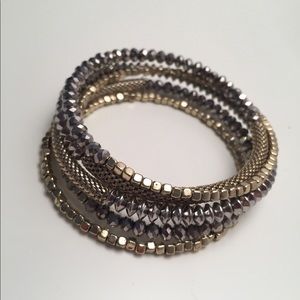 Beaded wrap bracelet